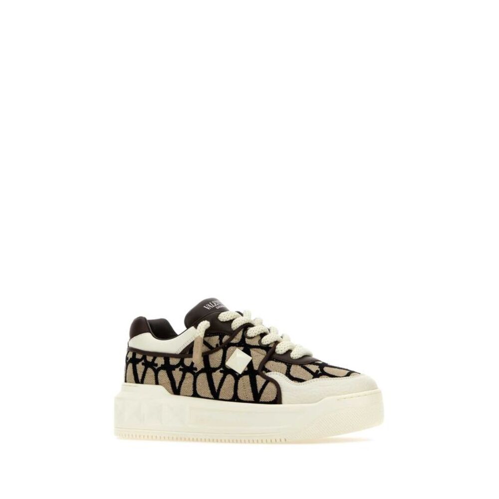 VALENTINO GARAVANI Toile Iconographe One Stud Xl Sneakers - Picture 2 of 2